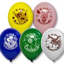 Шары Винни Пух С Днем Рожения 30см