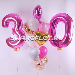 Шарики на 30 лет девушке