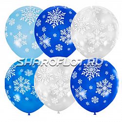 Шарики Снежинки, 30см