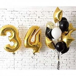 Композиция шаров с цифрой №066