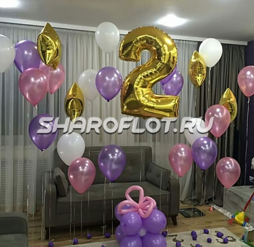 Шары на 2 года №09