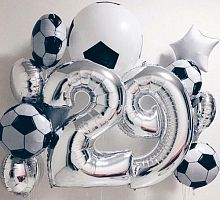 Композиция шаров с цифрой №007