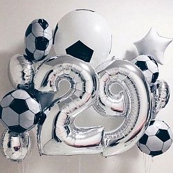 Композиция шаров с цифрой №007