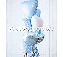 Фонтан из шаров "Нежное облако"