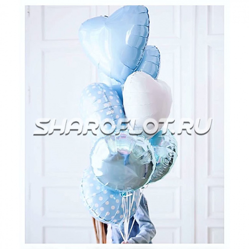 Фонтан из шаров "Нежное облако"
