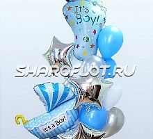 Букет из шаров на выписку