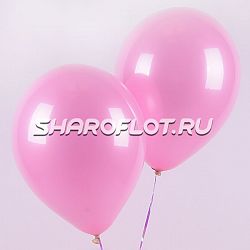 Глянцевые розовые шары 30см