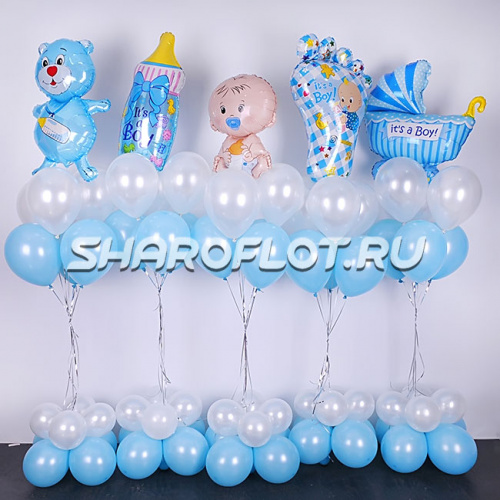 Много фонтанов для выписка мальчика