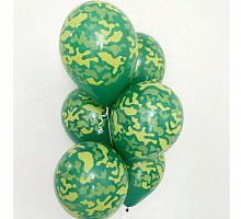 Шары Камуфляж (пастель) 30см