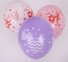 Шарики с Сердечками 30см