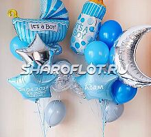 Шары для выписки мальчика