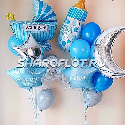 Шары для выписки мальчика