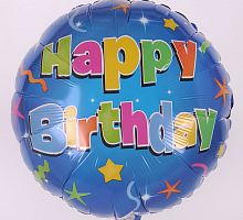 Синий Круг Habby Birthday 40см