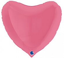 Шар Сердце Макарунс Фуксия 80см