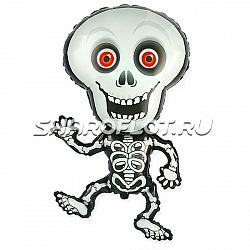 Шар Скелет танцующий 65см