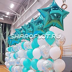 Фонтан с большой звездой Тиффани