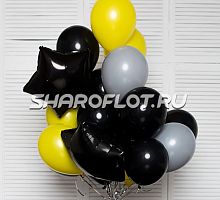 Сет шаров в цветах Бэтмен