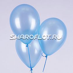 Шар Голубой перламутр 30см