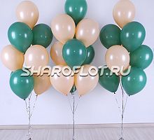 Фонтан в 2х цветах из 10 шаров