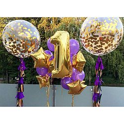 Композиция с большими шарами №29