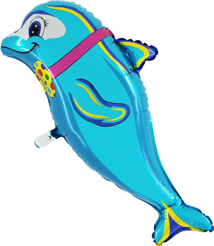 Ша Дельфин с бабочкой 75см