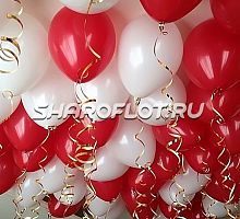 Шары красные, белые 30см