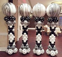 Колонна из шаров на ероприятие 2м