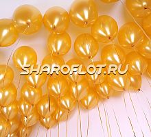 Золотые шары Металлик 30см