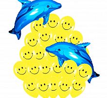 Букет шаров «Море улыбок»