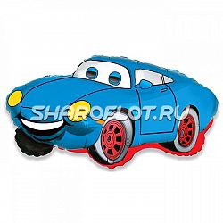 Шар Машина спортивная синяя 75см