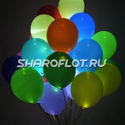 Облако светящихся шаров 30см