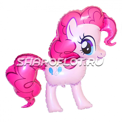 Шар Пони розовый 95см