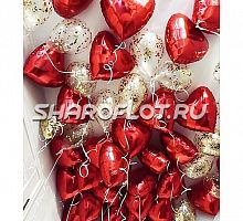 Оформление шарами на день святого Валентина