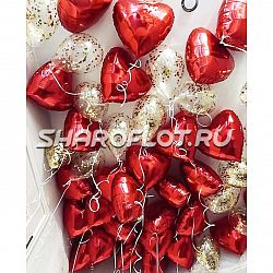 Оформление шарами на день святого Валентина