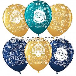 Шары С Новым Годом Дед Мороз, 30см