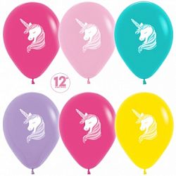 Шары Ассорти (Единорог), 30см