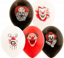Шары Клоун Ужасный 30см