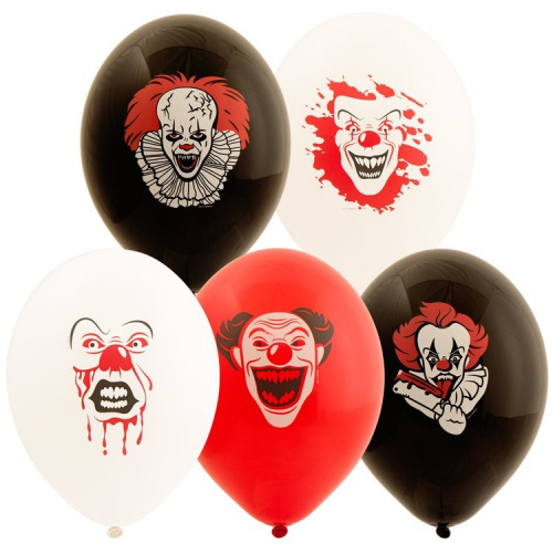 Шары Клоун Ужасный 30см