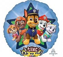 Поющий шар Щенячий Патруль 70см