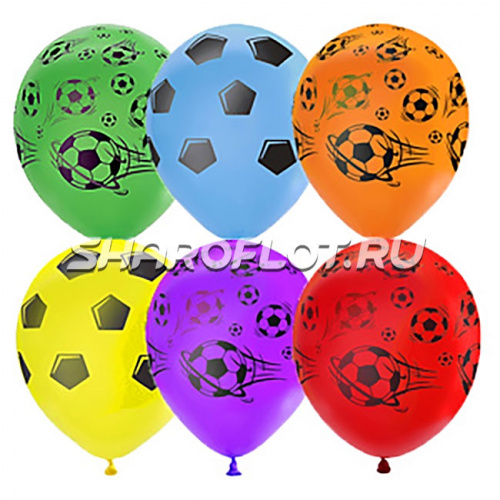 Шарики Футбол Ассорти, 30см