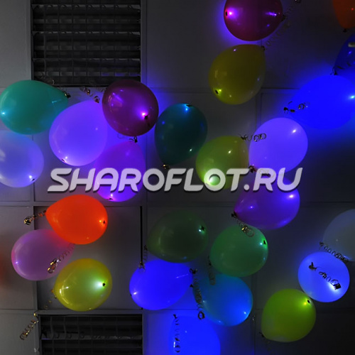 Светящиеся шарики на потолок 30см