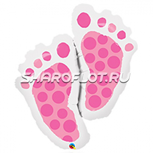 Шар Стопы девочки 85см