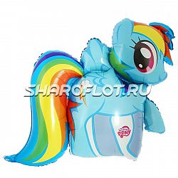 Шар Радужный Пони 65см