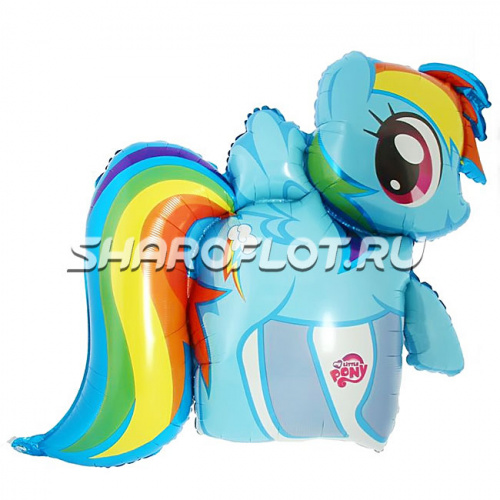 Шар Радужный Пони 65см