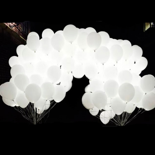 Светящиеся белые шары 30см
