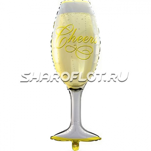 Шар Бокал шампанского 75см