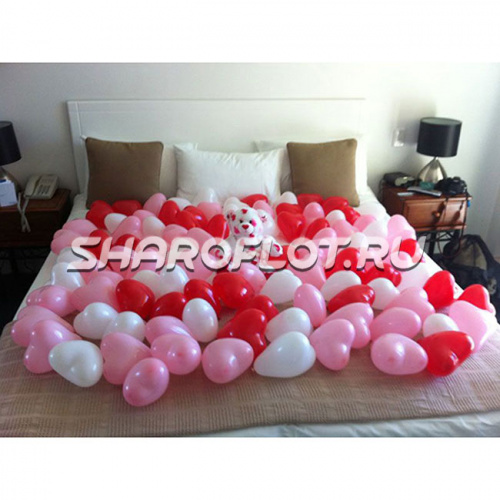 Украшение для любимой 60 сердец