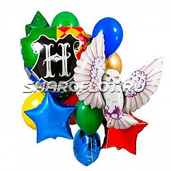 Композиция шаров - День знаний - Хогвардс