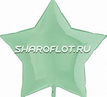 Шар Звезда Макарунс Мятная 80см