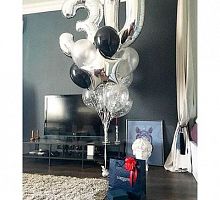 Композиция шаров с цифрой №104